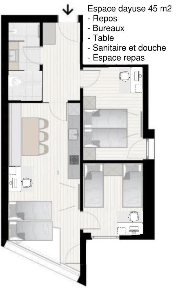Chati-Bourg Citea Express Dayuse - Suite 3 Pieces W -- 25 Min Paris Montparnasse -- 15 Min Velizy Châtillon Extérieur photo